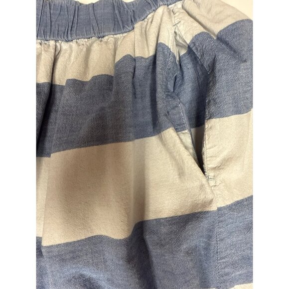 Gap Women's Skirt Blue White Stripe Preppy Coastal Unlined Pockets Size Small - Picture 6 of 8